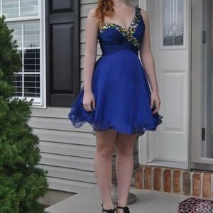 Mori Lee Royal Blue Dress